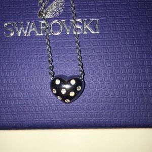 Swarovski Jewelry - AUTHENTIC Swarovski Double Sided Heart Necklace Swarovski Jewelry - AUTHENTIC Swarovski Double Sided Heart Necklace